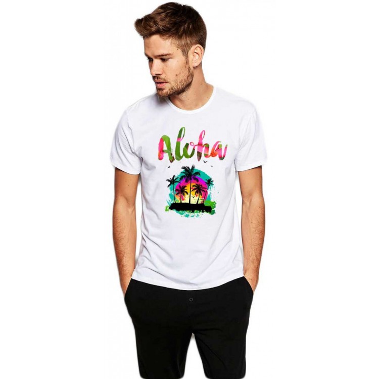 Tricou barbati alb - Exotic Tricou barbati alb - Exotic
