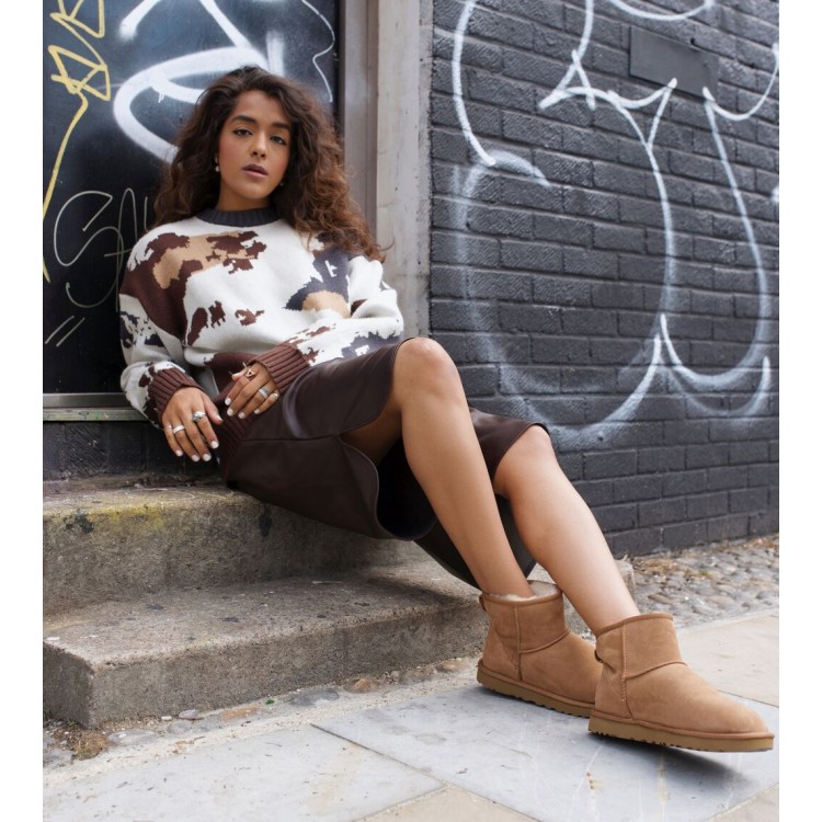 Ghete Dama, UGG, Classic Mini II 1016222-CHE Ghete Dama, UGG, Classic Mini II 1016222-CHE