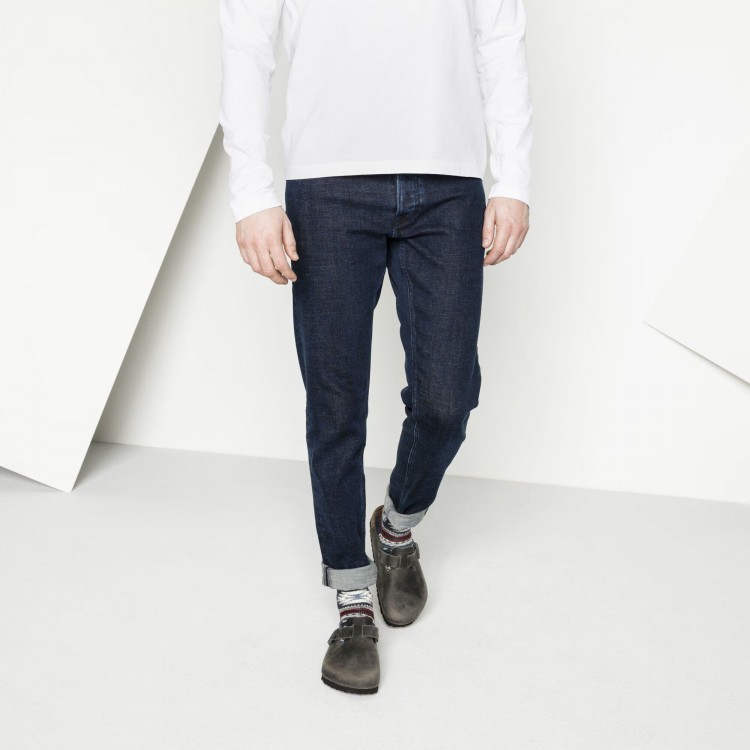 Papuci Unisex, Birkenstock, Boston 1013255 Regular Fit