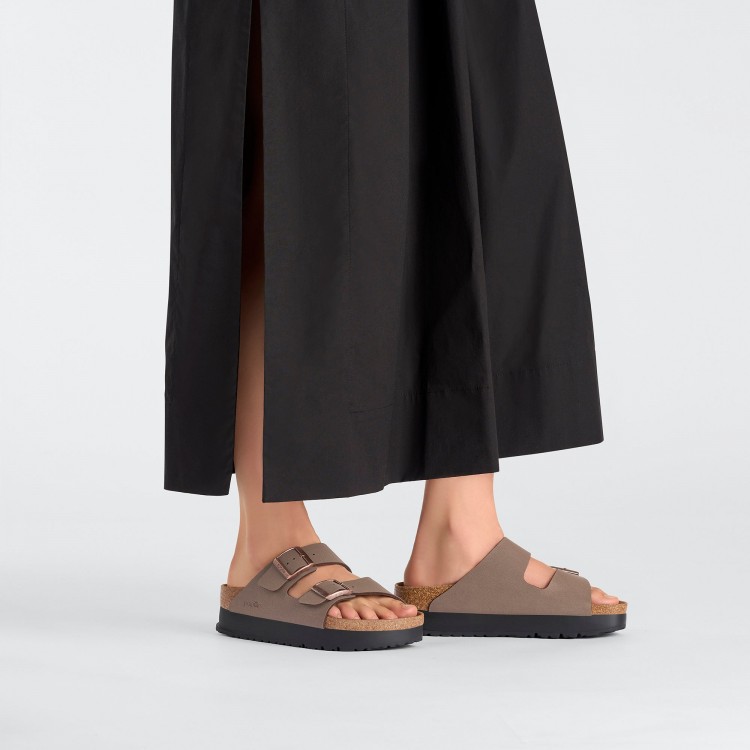 Papuci Dama, Birkenstock, Arizona PAP Flex Platform 1027417 Narrow Fit