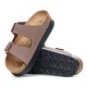 Papuci Dama, Birkenstock, Arizona PAP Flex Platform 1027417 Narrow Fit