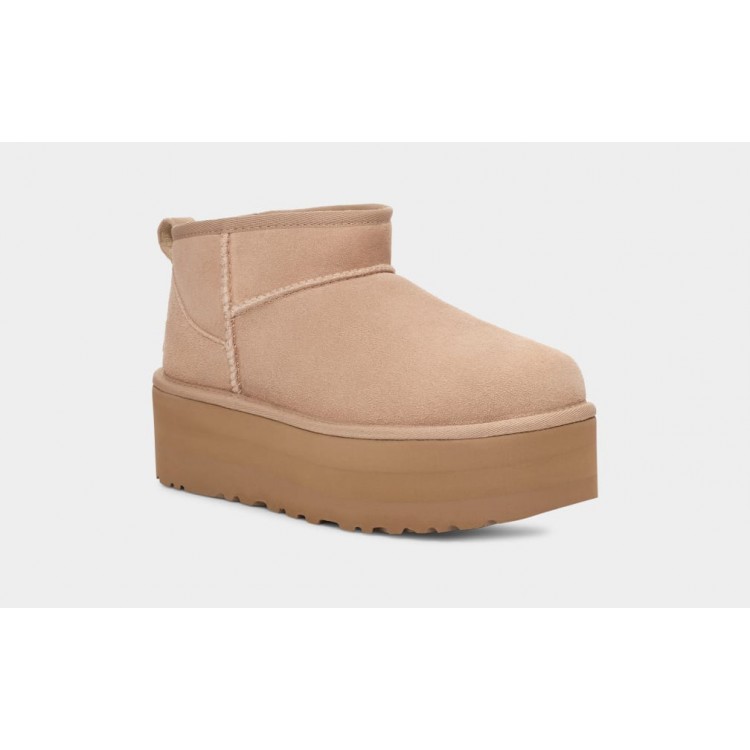 Ghete Dama, UGG, Classic Ultra Mini 1135092-SAN Ghete Dama, UGG, Classic Ultra Mini 1135092-SAN