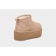Ghete Dama, UGG, Classic Ultra Mini 1135092-SAN Ghete Dama, UGG, Classic Ultra Mini 1135092-SAN