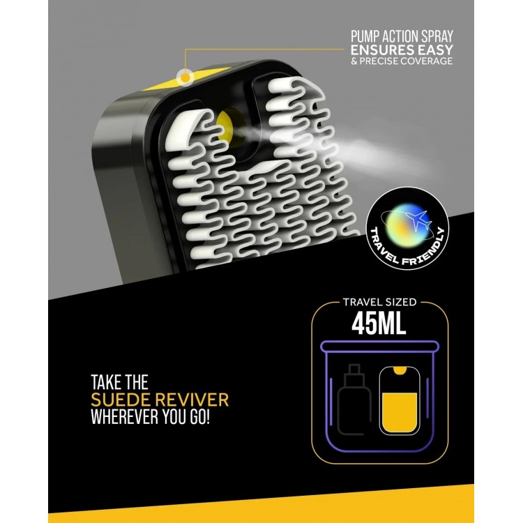 Solutie curatare incaltaminte, Crep, Suede Reviver CP042