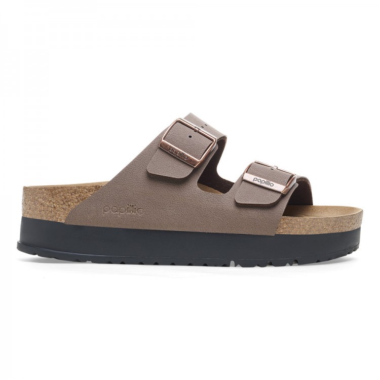 Papuci Dama, Birkenstock, Arizona PAP Flex Platform 1027417 Narrow Fit
