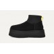 Ghete Dama, UGG, Classic Mini Dipper 1168170-BLK