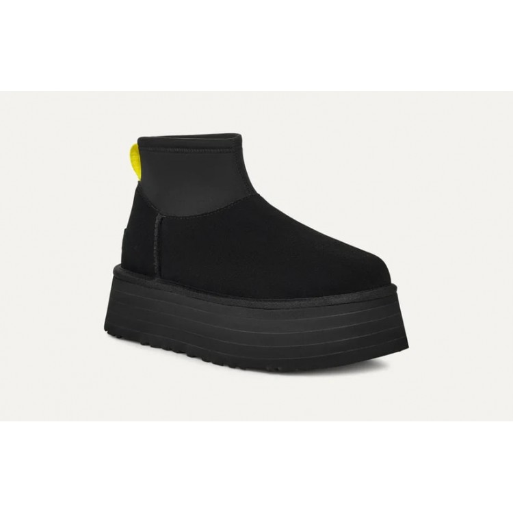 Ghete Dama, UGG, Classic Mini Dipper 1168170-BLK
