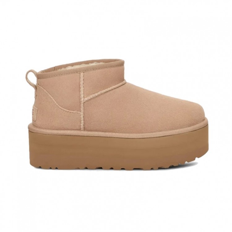 Ghete Dama, UGG, Classic Ultra Mini 1135092-SAN Ghete Dama, UGG, Classic Ultra Mini 1135092-SAN