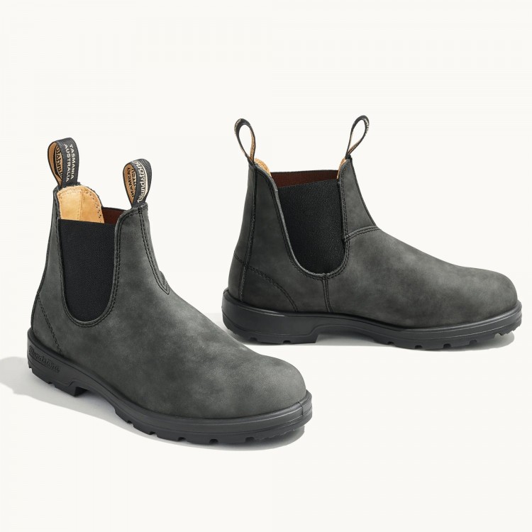 Ghete Unisex, Blundstone, 587 587-Rustic-Black