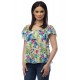Bluza multicolora dama model floral Bluza multicolora dama model floral