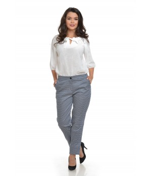 Pantalon Dama Drepti Bleumarin