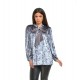 Bluza Dama catifea & funda satin Gri Bluza Dama catifea & funda satin Gri