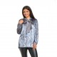 Bluza Dama catifea & funda satin Gri