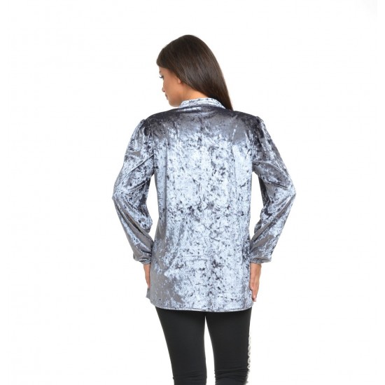Bluza Dama catifea & funda satin Gri Bluza Dama catifea & funda satin Gri