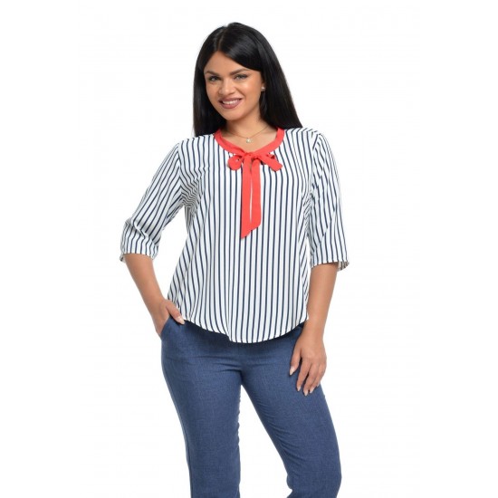 Bluza Dama cu Dungi si Funda Bluza Dama cu Dungi si Funda