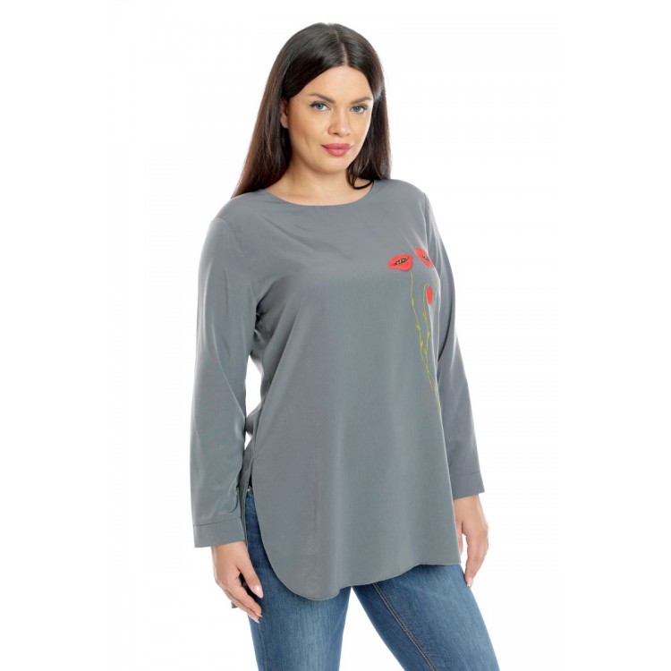 Tunica Dama, Gri cu Pictura Murala