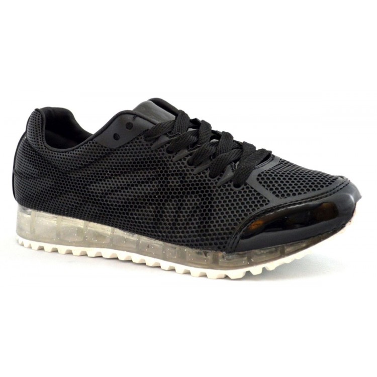 Pantofi Negri Sport Perforati