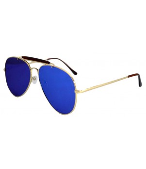 Ochelari de soare Aviator Outdoorsman Albastru - Auriu