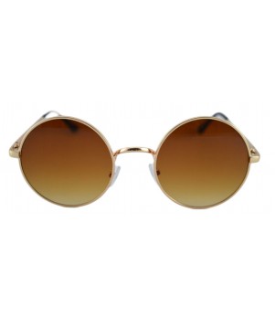 Ochelari de soare Rotunzi Retro John Lennon Maro degrade - Auriu