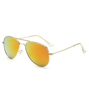 Ochelari de soare Aviator - Orange/Gold'