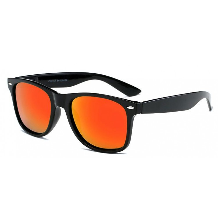 Ochelari de soare Wayfarer Passenger - Portocaliu cu Negru Ochelari de soare Wayfarer Passenger - Portocaliu cu Negru