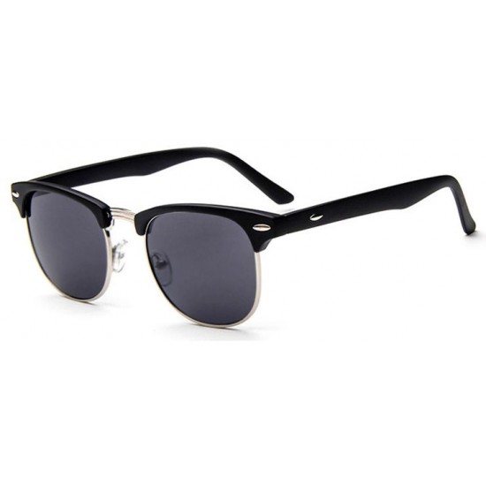 Ochelari de soare Clubmaster Retro Negru - Bleumarin Degrade Ochelari de soare Clubmaster Retro Negru - Bleumarin Degrade