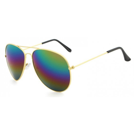 Ochelari de soare Aviator - 3 nuante cu reflexii - Gold' Ochelari de soare Aviator - 3 nuante cu reflexii - Gold'