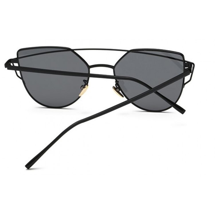 Ochelari de soare Ochi de Pisica Cat eyes Negru cu Negru