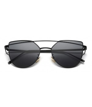 Ochelari de soare Ochi de Pisica Cat eyes Negru cu Negru