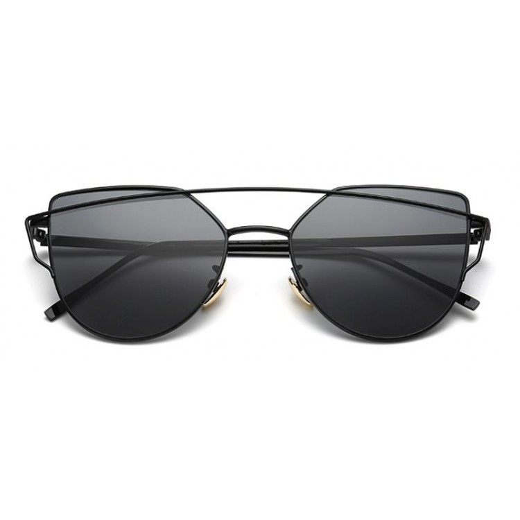 Ochelari de soare Ochi de Pisica Cat eyes Negru cu Negru