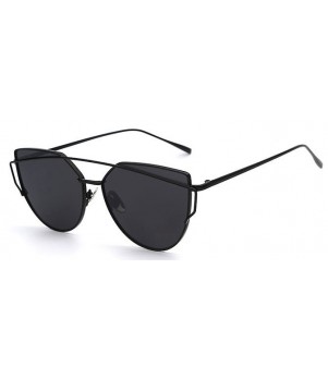 Ochelari de soare Ochi de Pisica Cat eyes Negru cu Negru