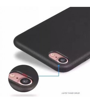 Husa compatibila cu Apple iPhone 8 X-LEVEL Guardian 3D din Material Soft, Super Slim - Neagra