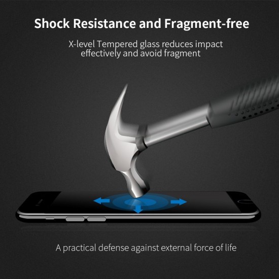 Folie de protectie iPhone 7 Sticla Securizata 3D Acoperire 100% 0,2mm Geam Balistic - Neagra Folie de protectie iPhone 7 Sticla Securizata 3D Acoperire 100% 0,2mm Geam Balistic - Neagra