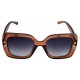 Ochelari de Soare Dama Rectangular Maro Oversized