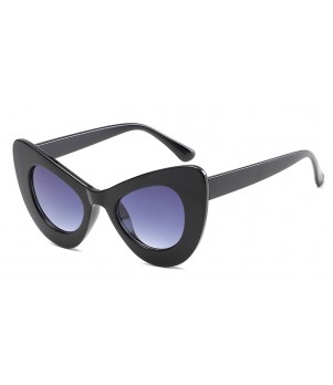 Ochelari de soare dama Butterfly Oversized - Negru