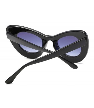 Ochelari de soare dama Butterfly Oversized - Negru
