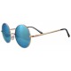 Ochelari de soare Rotunzi Retro John Lennon Albastru cu Auriu Ochelari de soare Rotunzi Retro John Lennon Albastru cu Auriu