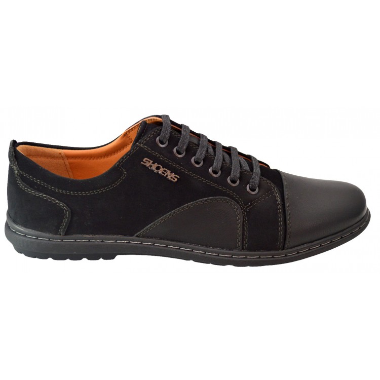 Pantofi Casual Barbatesti, Negri, model NS