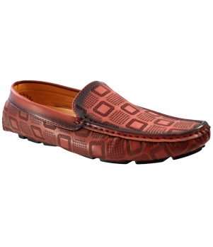 Mocasini Barbatesti, Rosu-Bordo, FreeFresh