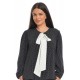 Bluza Dama cu Funda Ampla Neagra cu buline albe Bluza Dama cu Funda Ampla Neagra cu buline albe