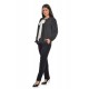 Bluza Dama cu Funda Ampla Neagra cu buline albe Bluza Dama cu Funda Ampla Neagra cu buline albe