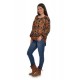 Bluza Dama Multicolora cu Imprimeu Combinat Bluza Dama Multicolora cu Imprimeu Combinat