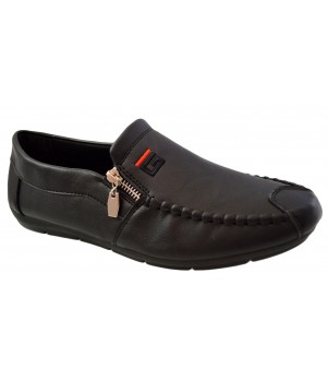 Mocasini Barbatesti, Negri, cu fermoar G Corner