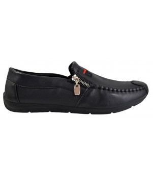 Mocasini Barbatesti, Negri, cu fermoar G Corner