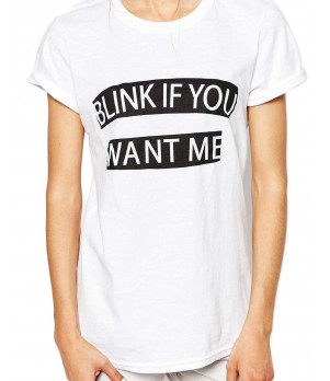 Tricou dama alb - Blink