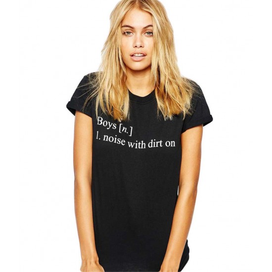 Tricou dama negru - Boys Tricou dama negru - Boys