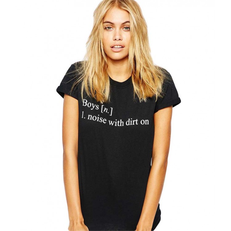 Tricou dama negru - Boys Tricou dama negru - Boys