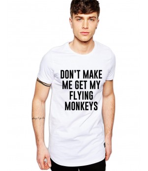 Tricou barbati alb  - Flying Monkeys