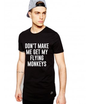 Tricou negru barbati - Flying  Monkeys