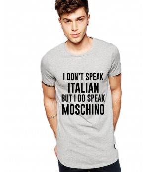 Tricou gri barbati - I Speak